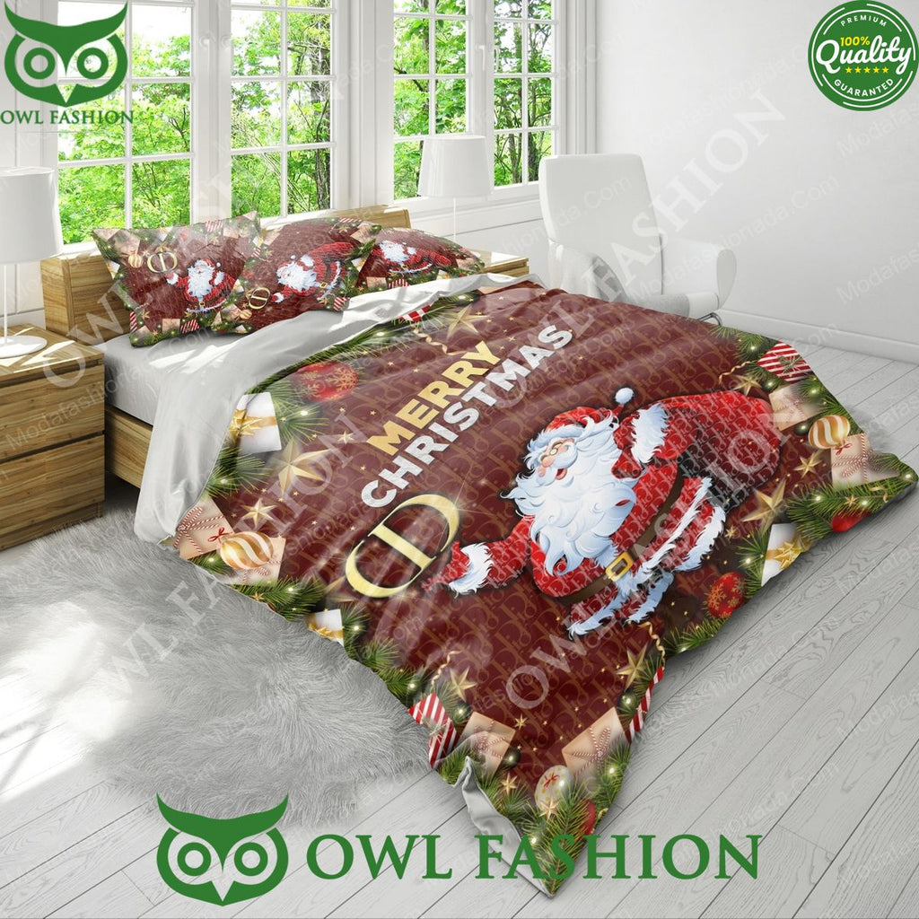 Santa Claus Dior Merry Christmas Premium Bedding Sets
