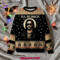 Santa Claus I’ll Be Back Ugly Christmas Sweater