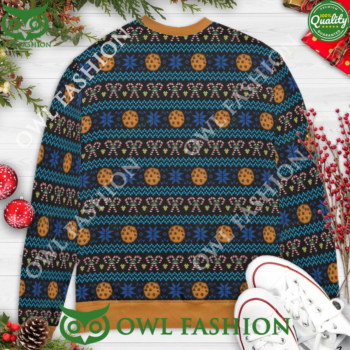 Santa Wants Cookies Ho Ho Nom Cookie Monster Sweater