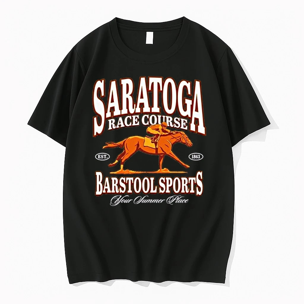 Saratoga Race Course Your Summer Place 1863 Horse Racing 0 Tshirts Sweater