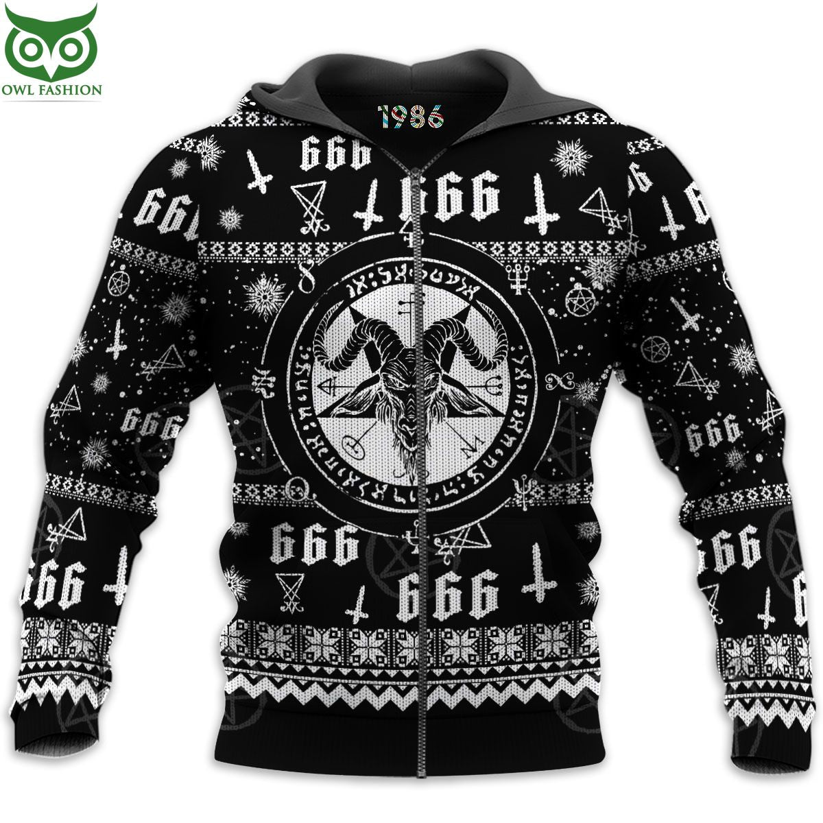 Satan 666 Demon Ugly Sweater Jumpers