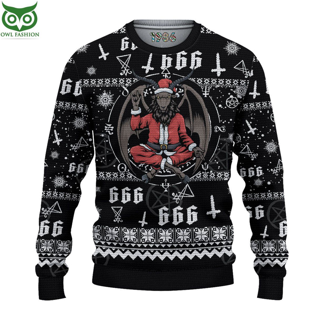 Satan Santa Christmas Ugly Sweater Jumpers