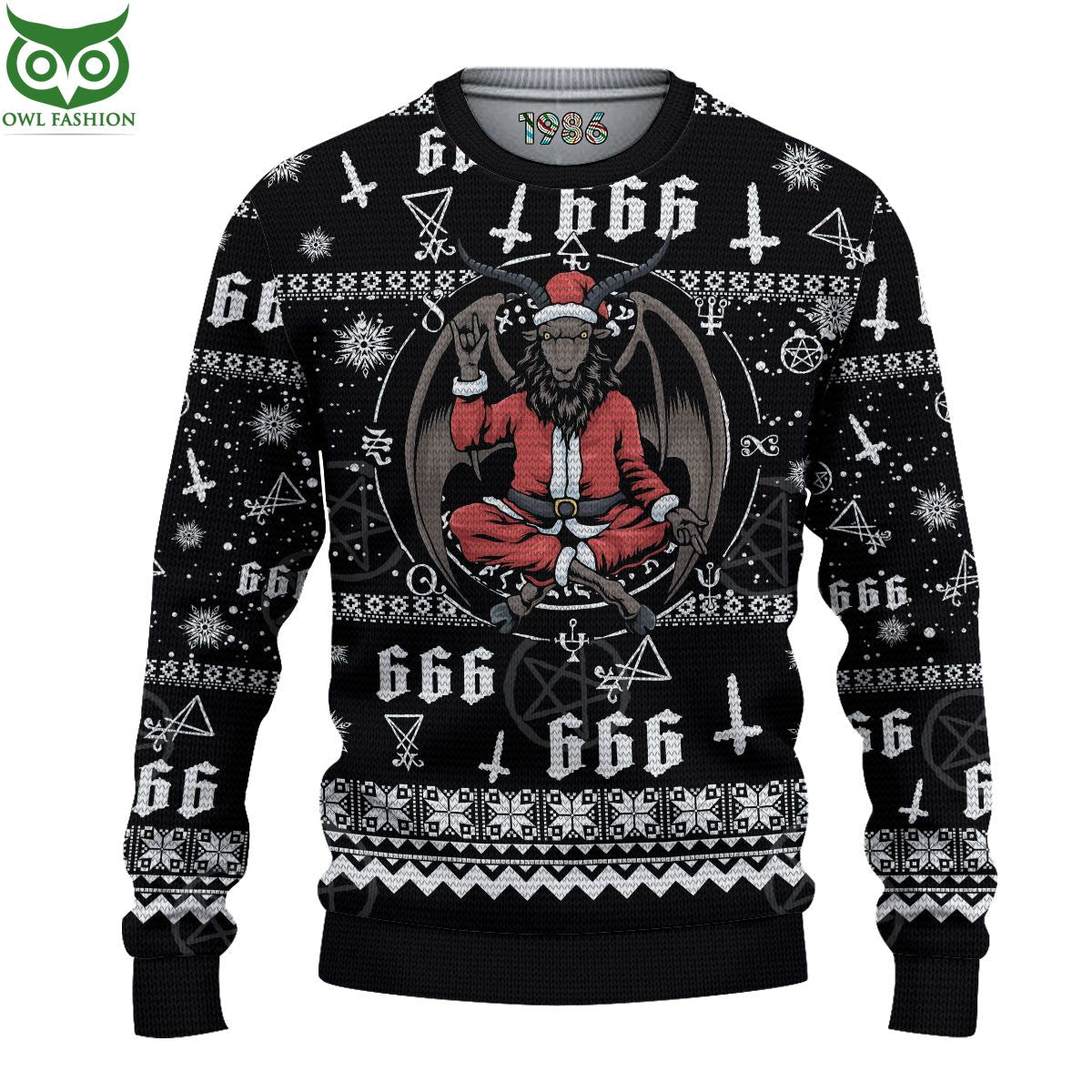 Satan Santa Christmas Ugly Sweater Jumpers