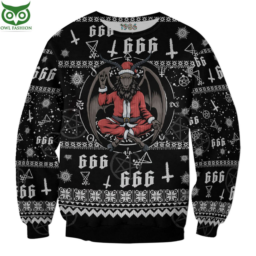 Satan Santa Christmas Ugly Sweater Jumpers