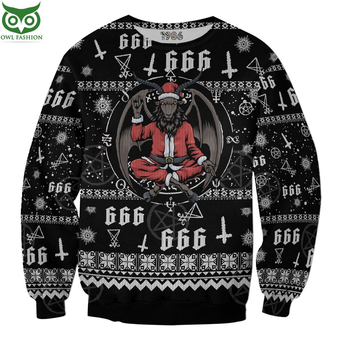 Satan Santa Christmas Ugly Sweater Jumpers