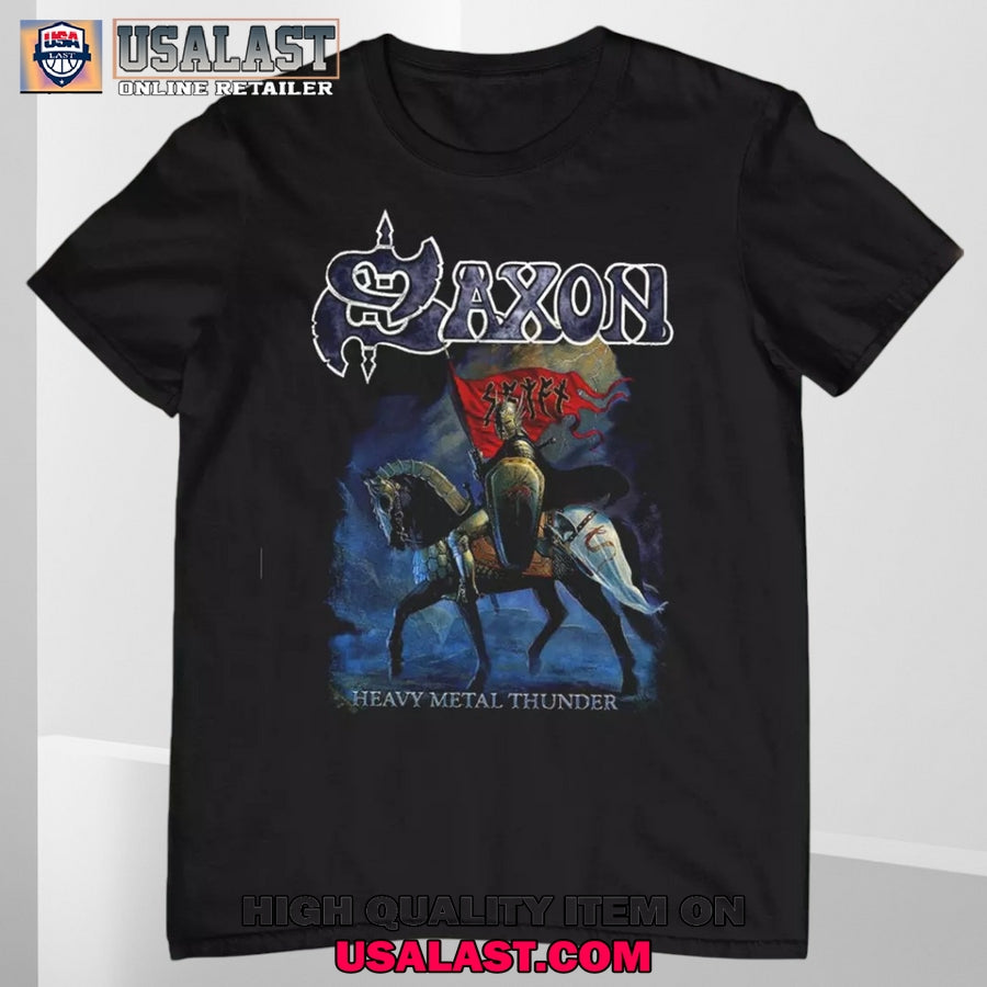 Saxon Band Heavy Metal Thunder Unisex T-Shirt