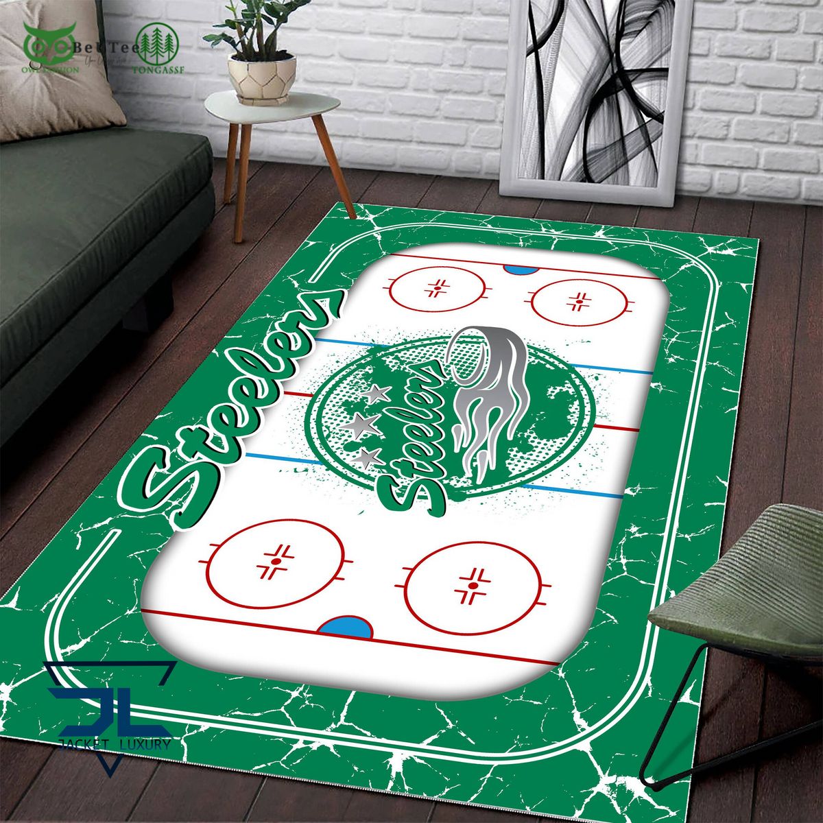 SC Bietigheim-Bissingen Germany Ice Hockey Team Carpet Rug