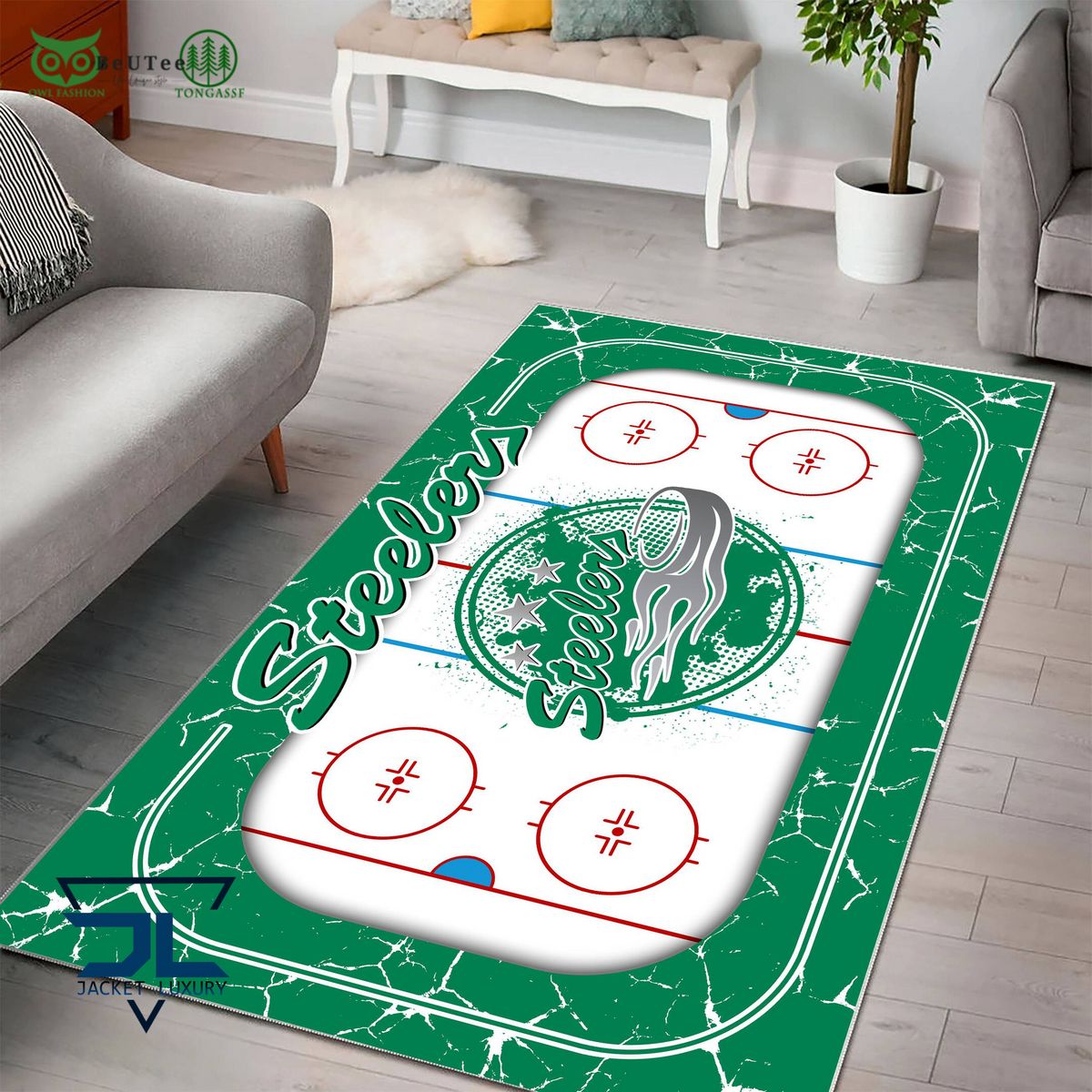 SC Bietigheim-Bissingen Germany Ice Hockey Team Carpet Rug