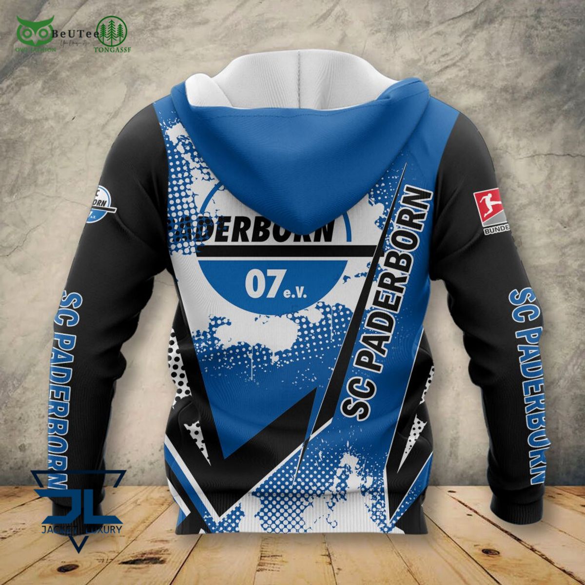 SC Paderborn Bundesliga Ihren Namen 3D Hoodie Shirt Polo