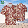 Schlitz Beer Tropical Flower Pattern Beach Lovers Gift Hawaiian Shirt