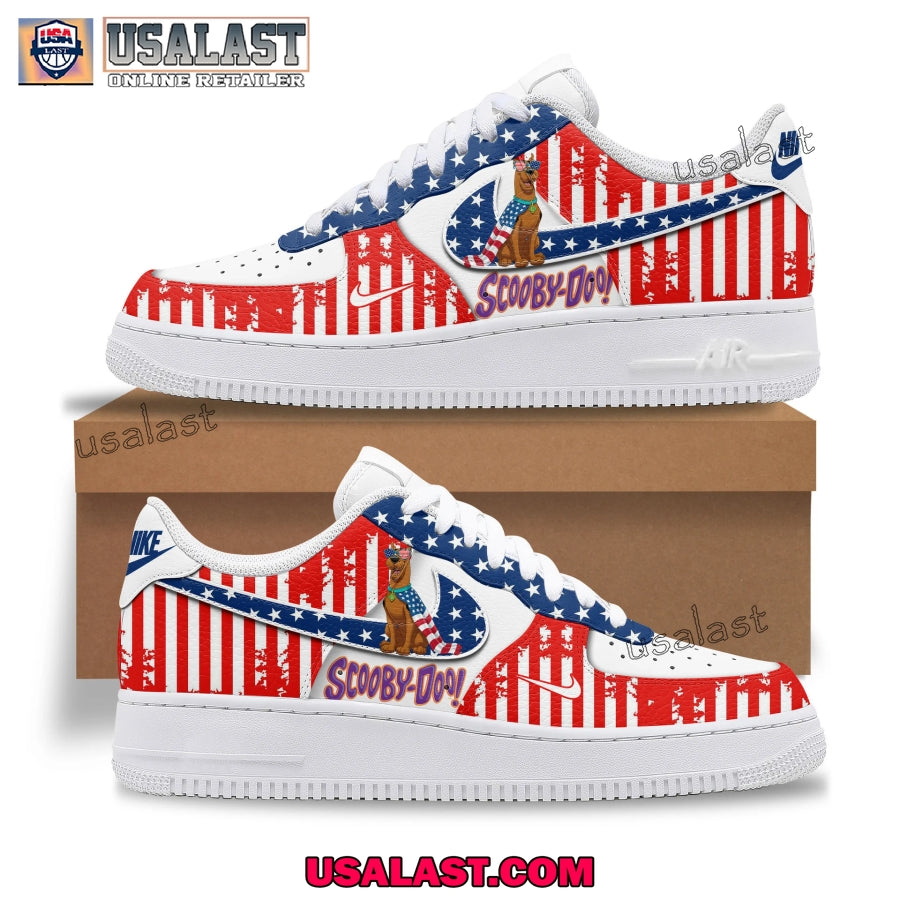 Scooby Doo 4th Of July Custom Air Force 1s Shoes