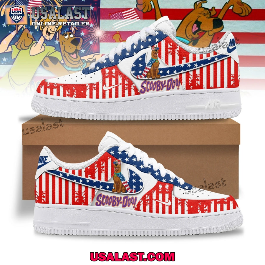 Scooby Doo 4th Of July Custom Air Force 1s Shoes