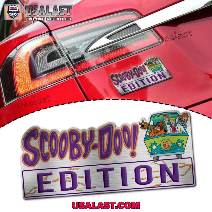 Scooby Doo And Friends Car Emblem Custom 3D Badge