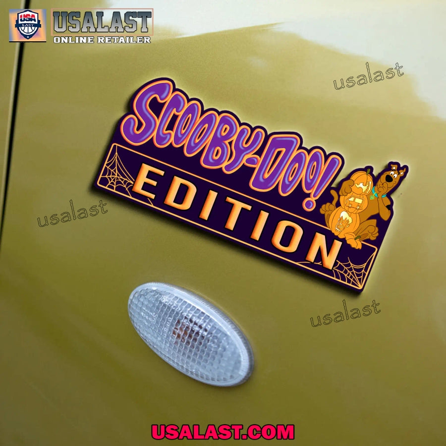 Scooby Doo Halloween Car Emblem Custom 3D Badge