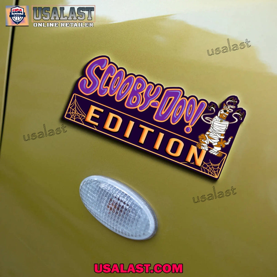 Scooby Doo Mummy Halloween Custom 3D Car Badge Sticker