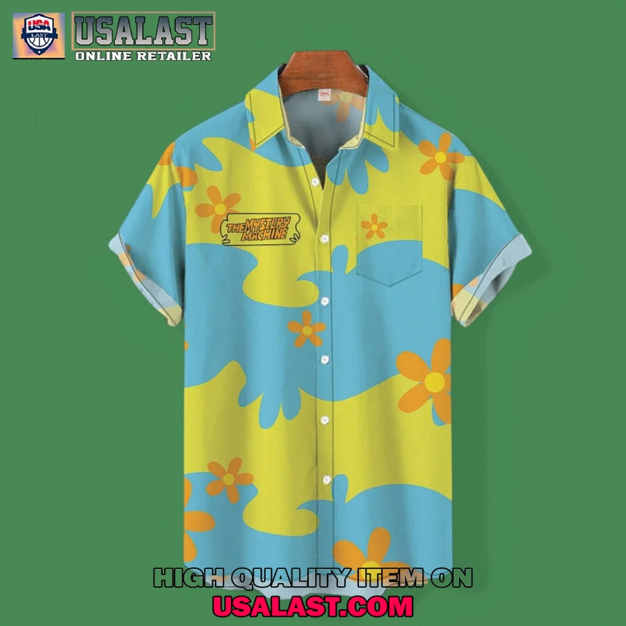 Scooby Doo Summer Time Short Sleeve Hawaiian Shirt