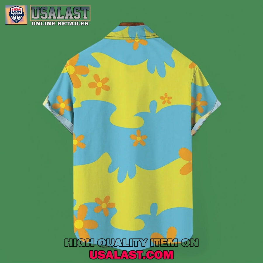 Scooby Doo Summer Time Short Sleeve Hawaiian Shirt