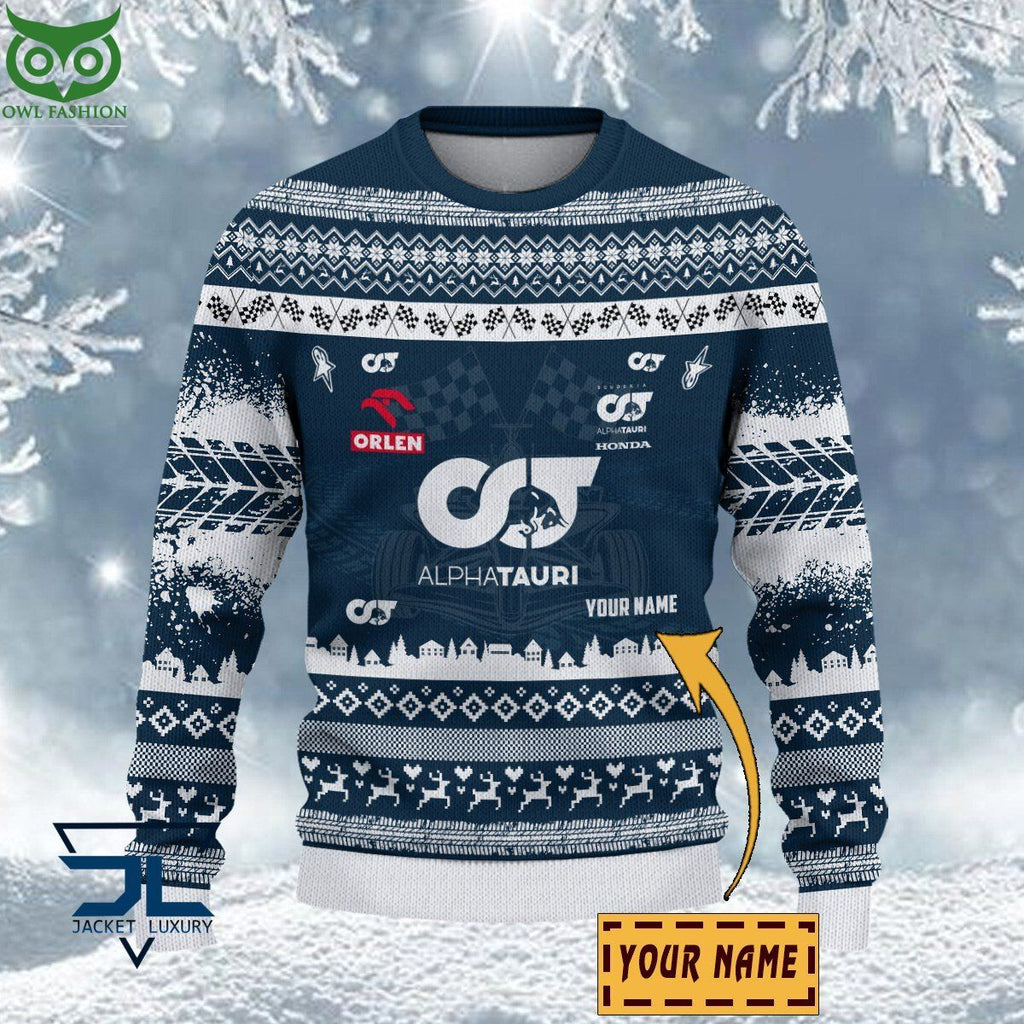Scuderia AlphaTauri Customized Ugly Sweater