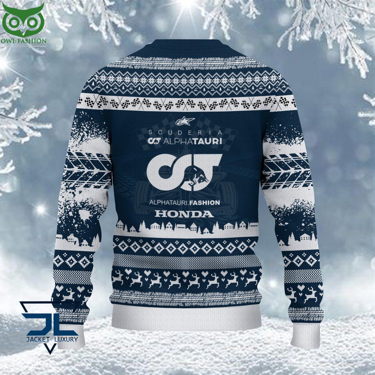 Scuderia AlphaTauri Customized Ugly Sweater