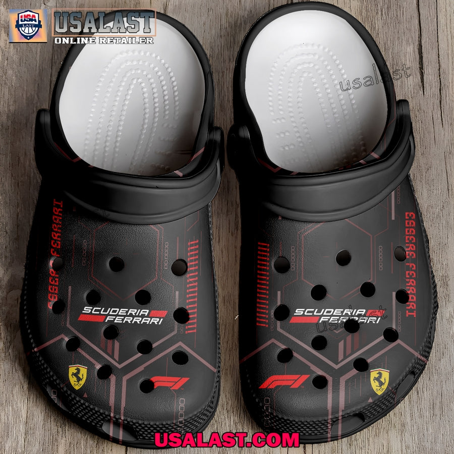 Scuderia Ferrari F1 Team Crocs Clogs Shoes