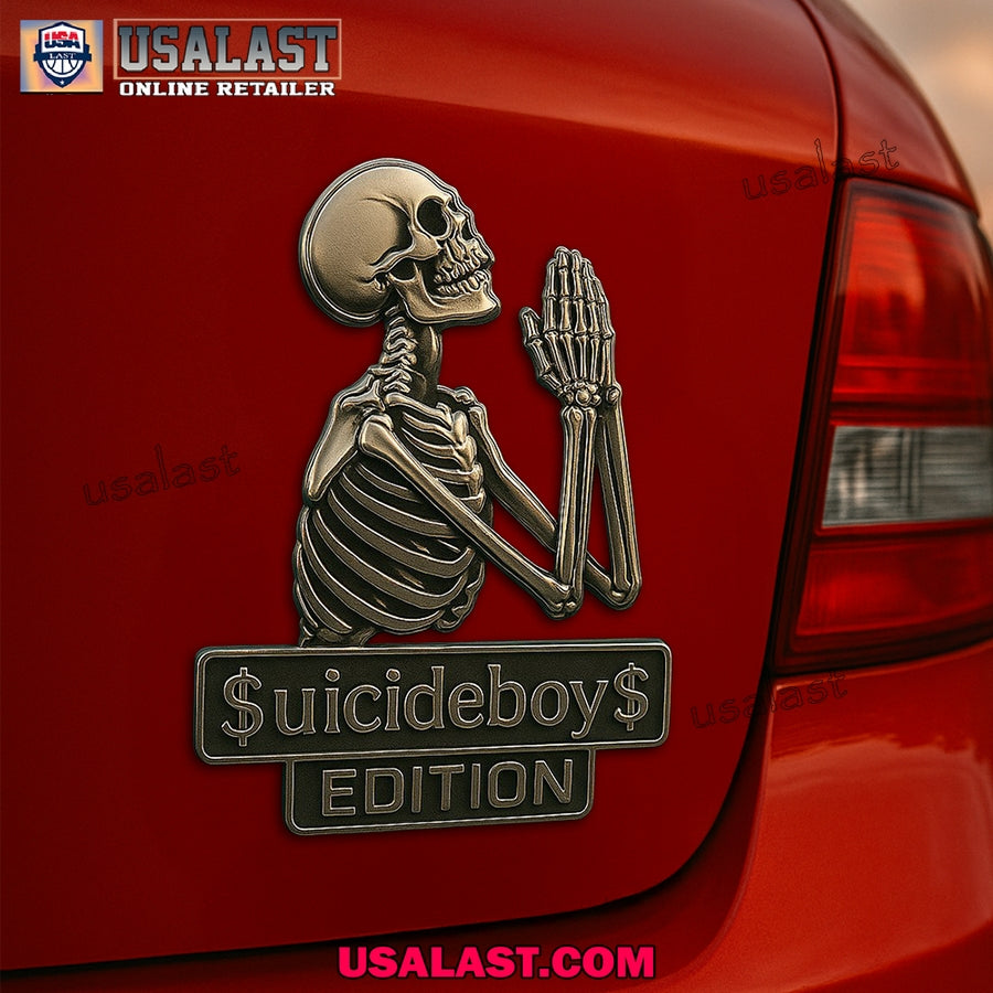 Scuicideboys Edition Custom Badge 3D Car Sticker