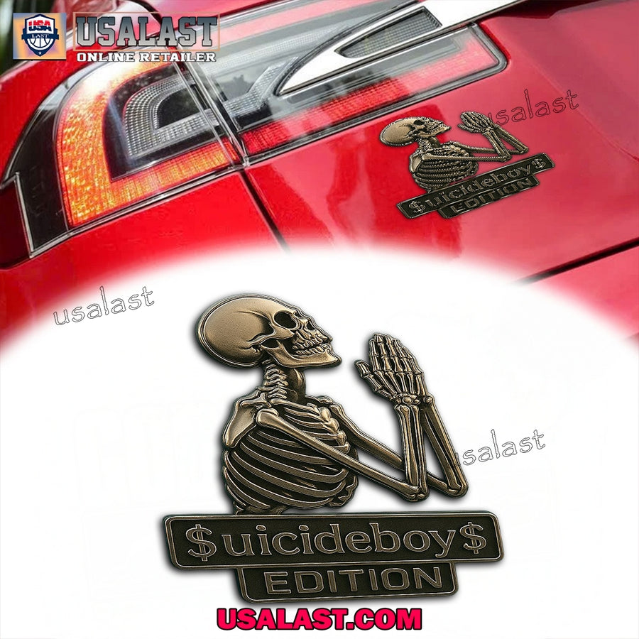Scuicideboys Edition Custom Badge 3D Car Sticker