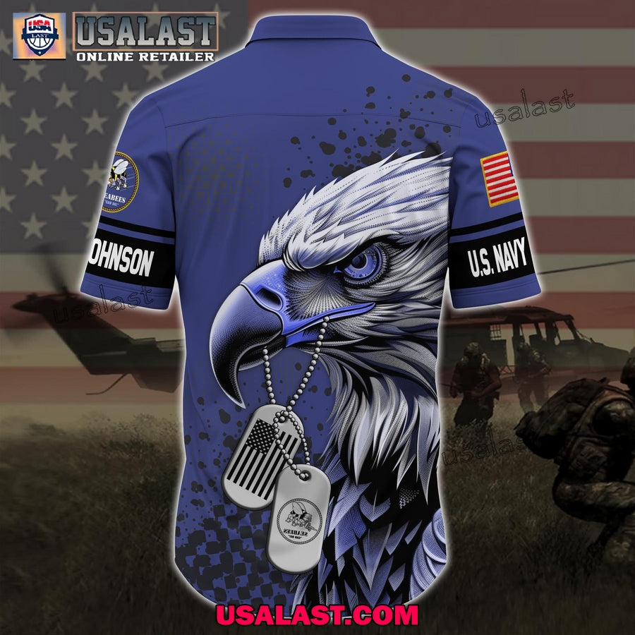 Seabee Veterans Hawaiian Shirt Custom Your Name And Rank