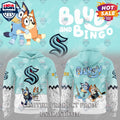 Seattle Kraken NHL Bluey and Bingo Hoodie