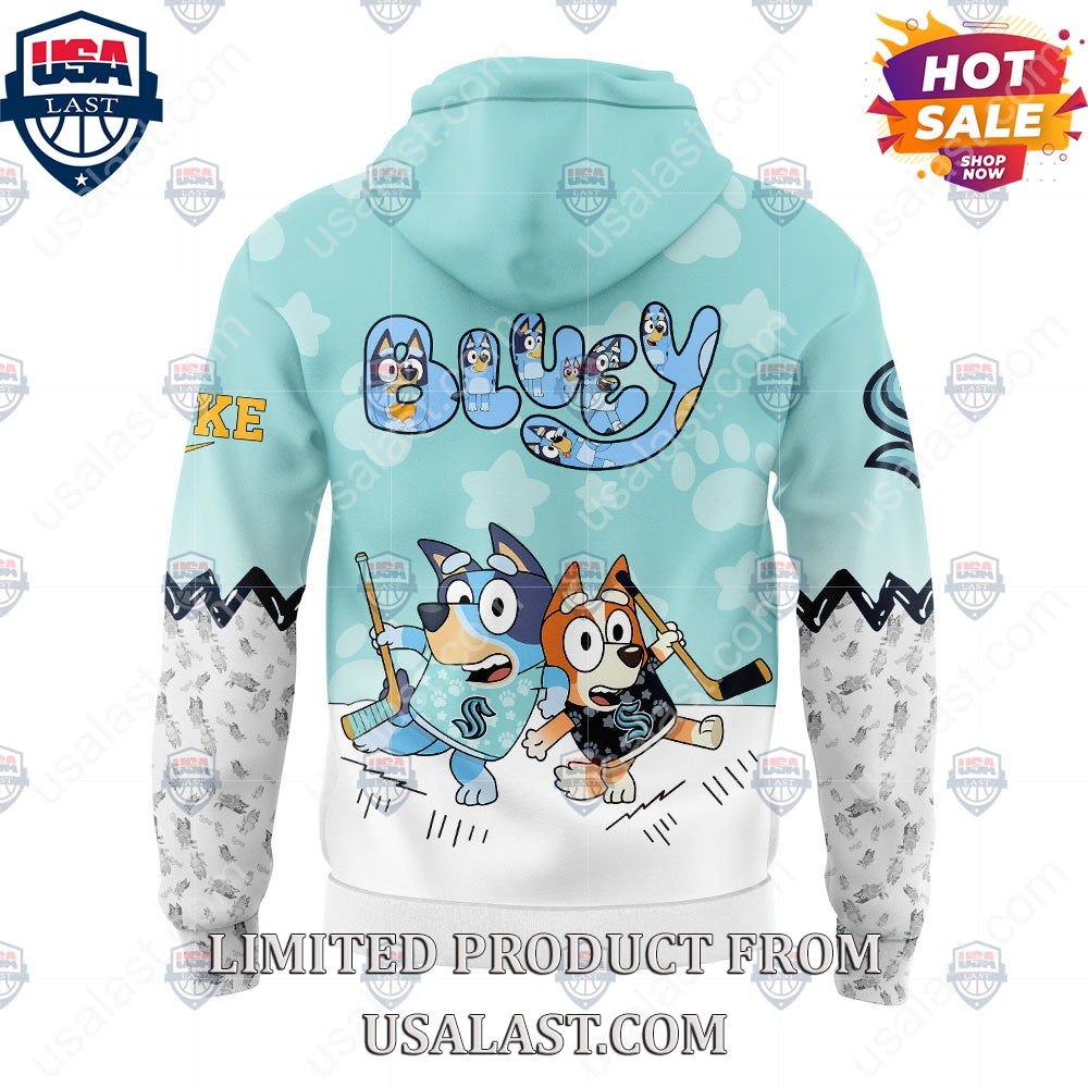 Seattle Kraken NHL Bluey and Bingo Hoodie