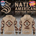 Seattle Kraken NHL Native American Heritage Month Hoodie