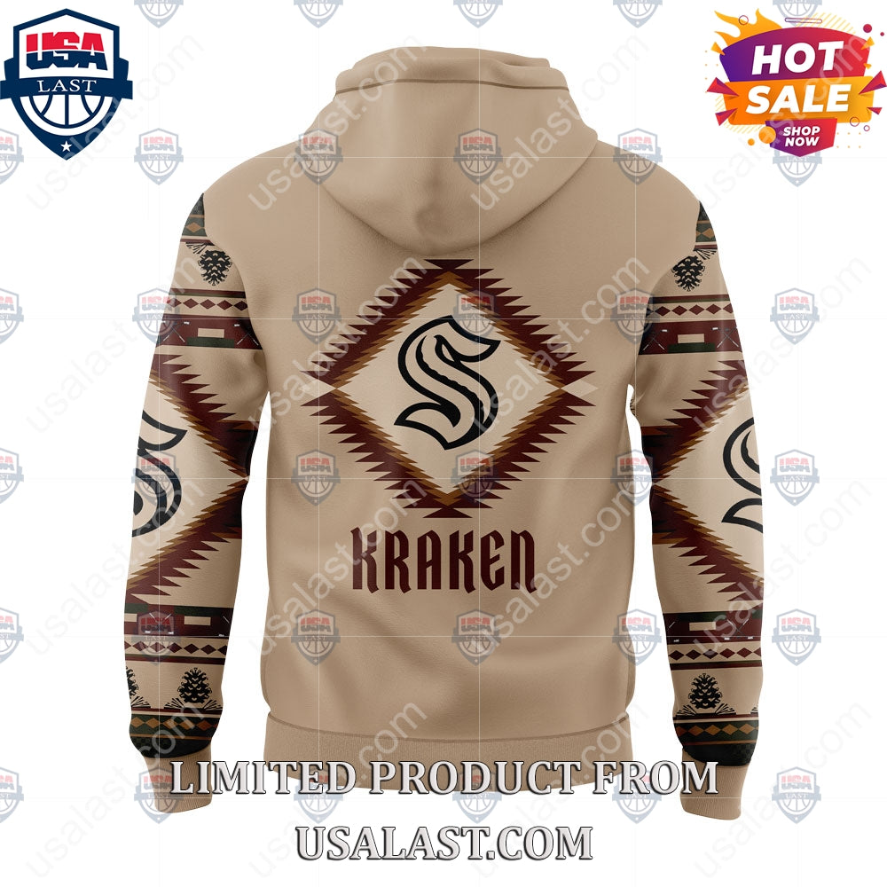 Seattle Kraken NHL Native American Heritage Month Hoodie