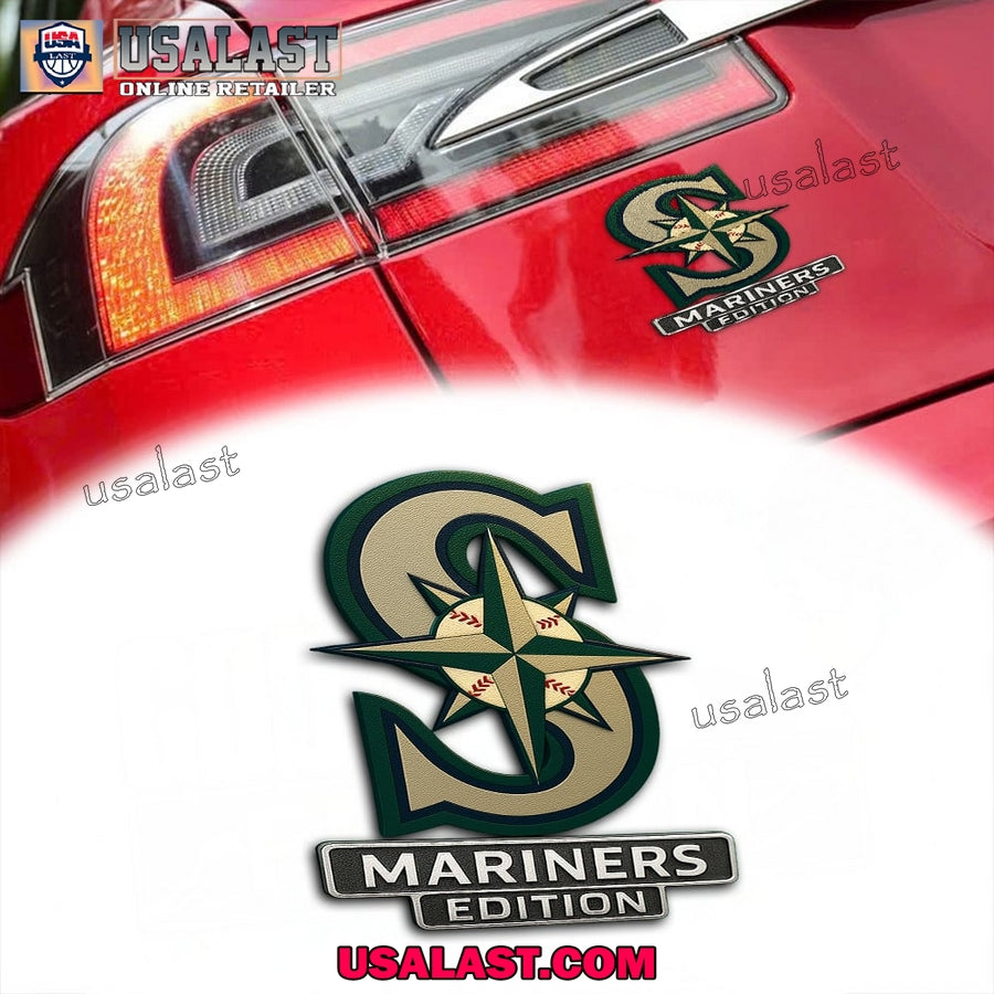 Seattle Mariners Edition Custom 3D Car Badge Sticker
