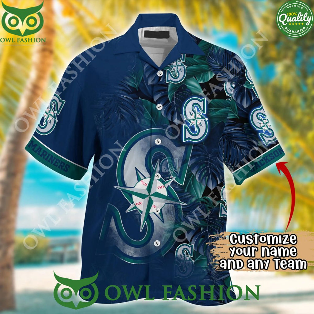 Seattle Mariners Logo Team MLB Premium Hawaii Shirt