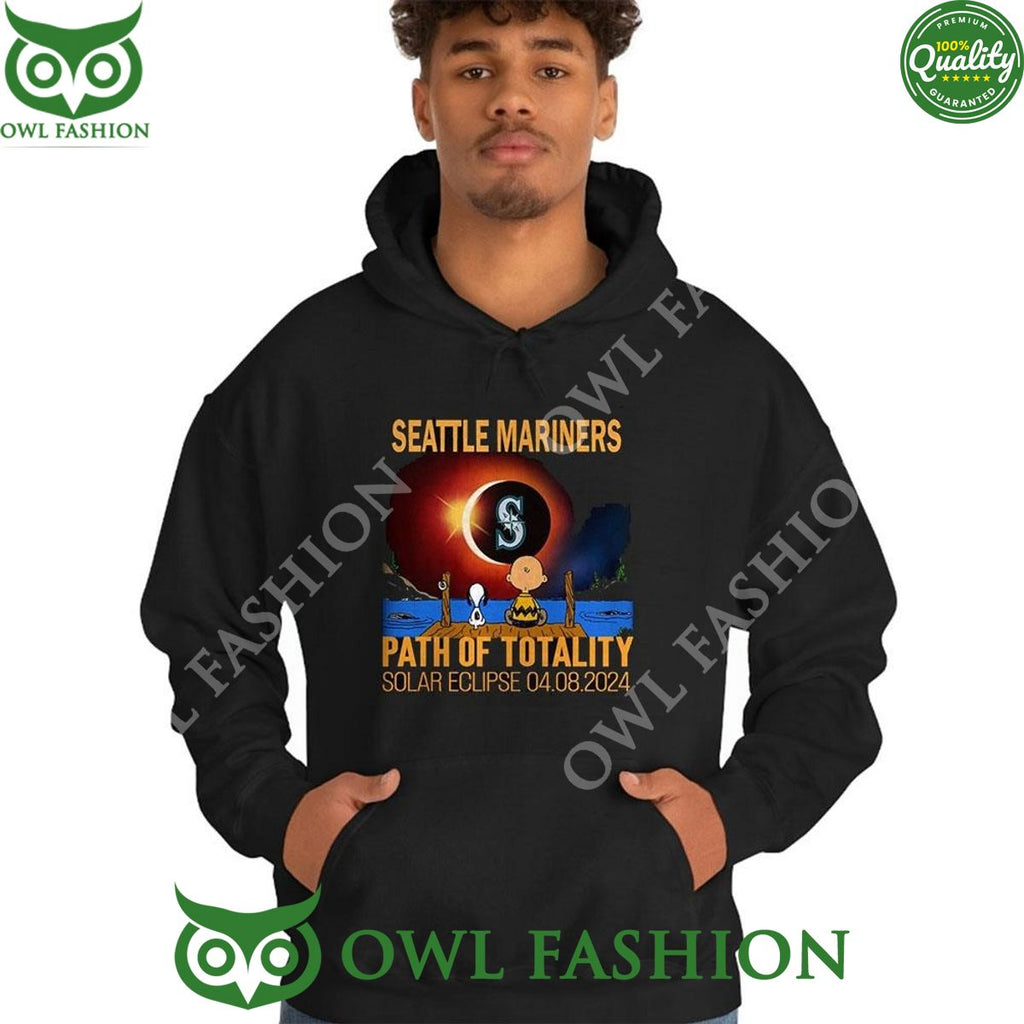 Seattle Mariners Path Of Totality Solar Eclipse 2024 Shirt Hoodie Ladies Tee