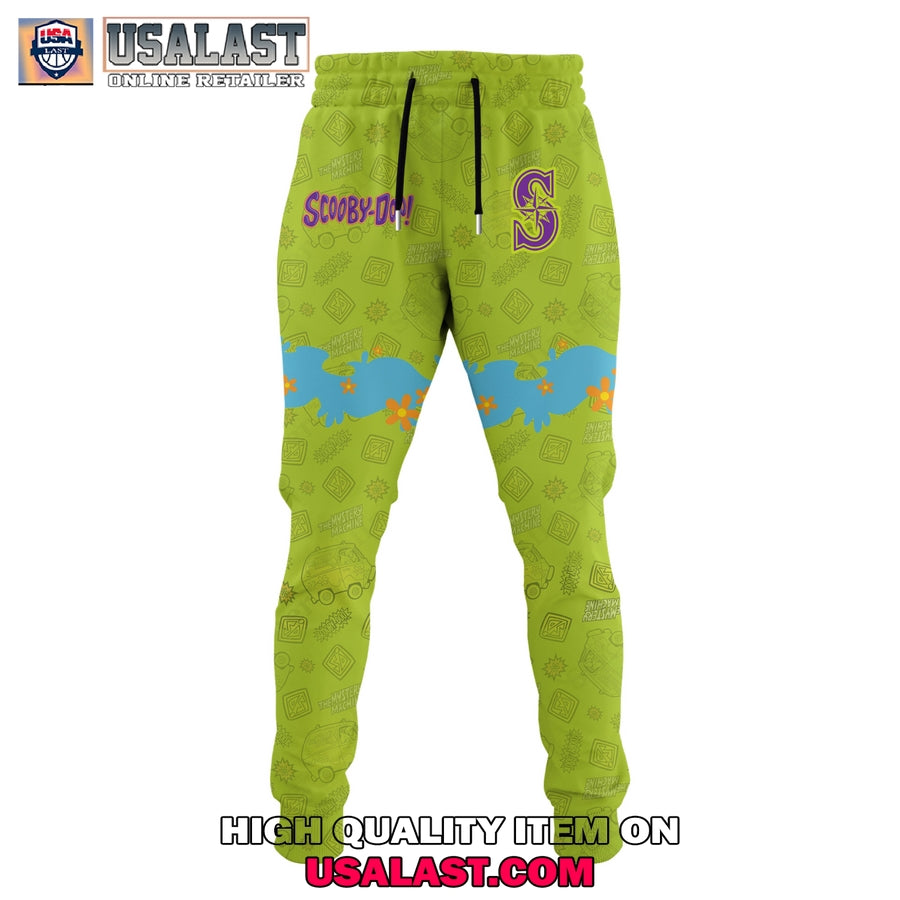 Seattle Mariners Scooby Doo Night 3D Hoodie Set