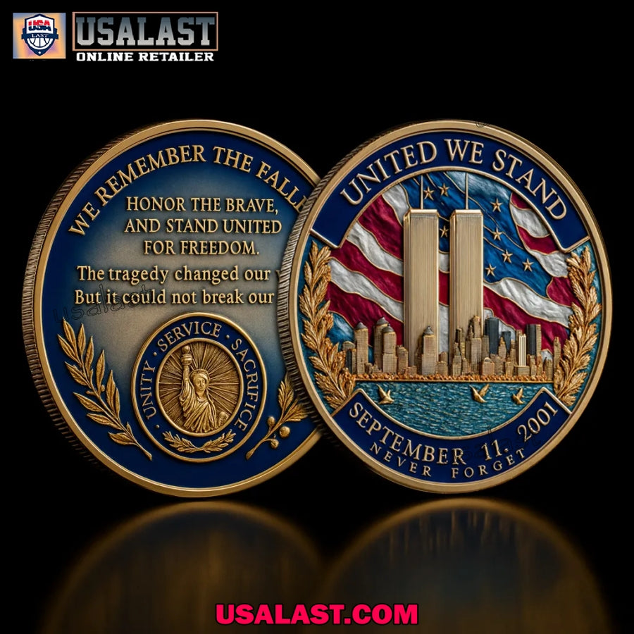 September 11 2001 Never Forget Memorial Coin