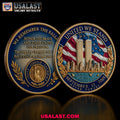 September 11 2001 Never Forget Memorial Coin