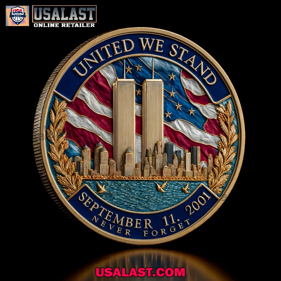 September 11 2001 Never Forget Memorial Coin