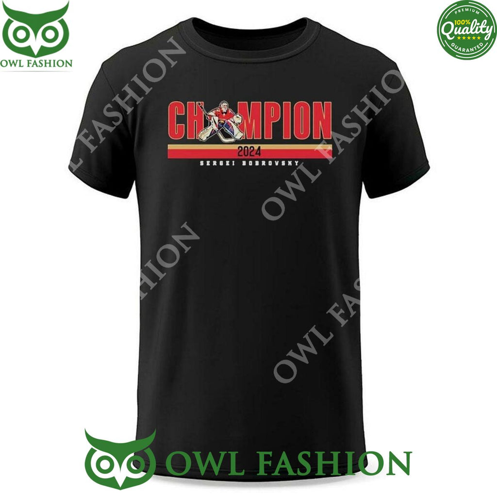 Sergei Bobrovsky Champion 2024 Florida Panthers Tshirt Hoodie