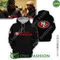 SF 49ers Inspire Change Hoodie Black Printed shirt