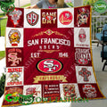 SF49 est 1946 Faithful Logo Quilt Blanket