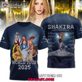 Shakira Tickets 2025 Concert Tour Dates 3D Shirt