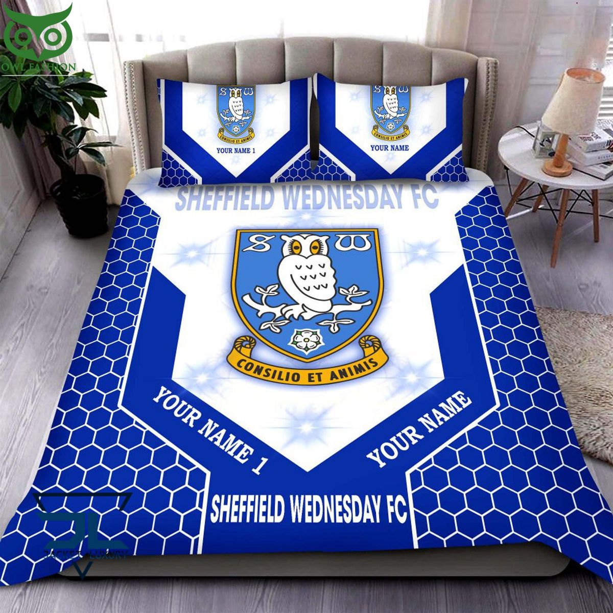 Sheffield Wednesday EFL Champion Customized Bedding Set