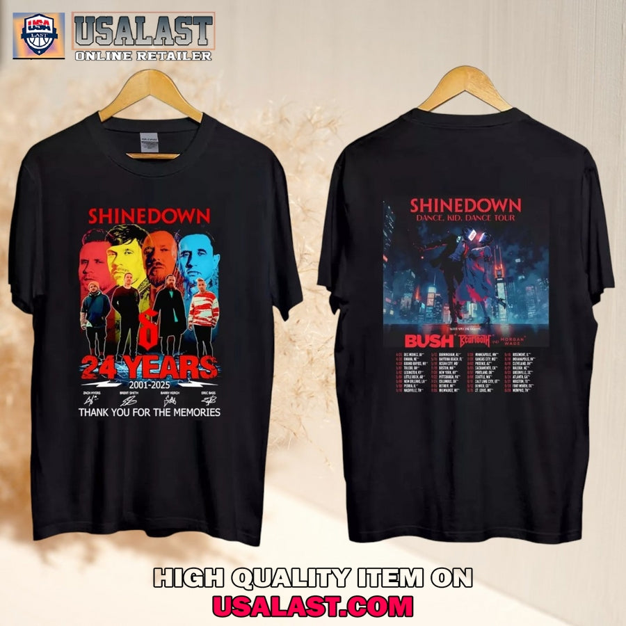 Shinedown Dance Kid Dance Tour 2025 T-Shirt