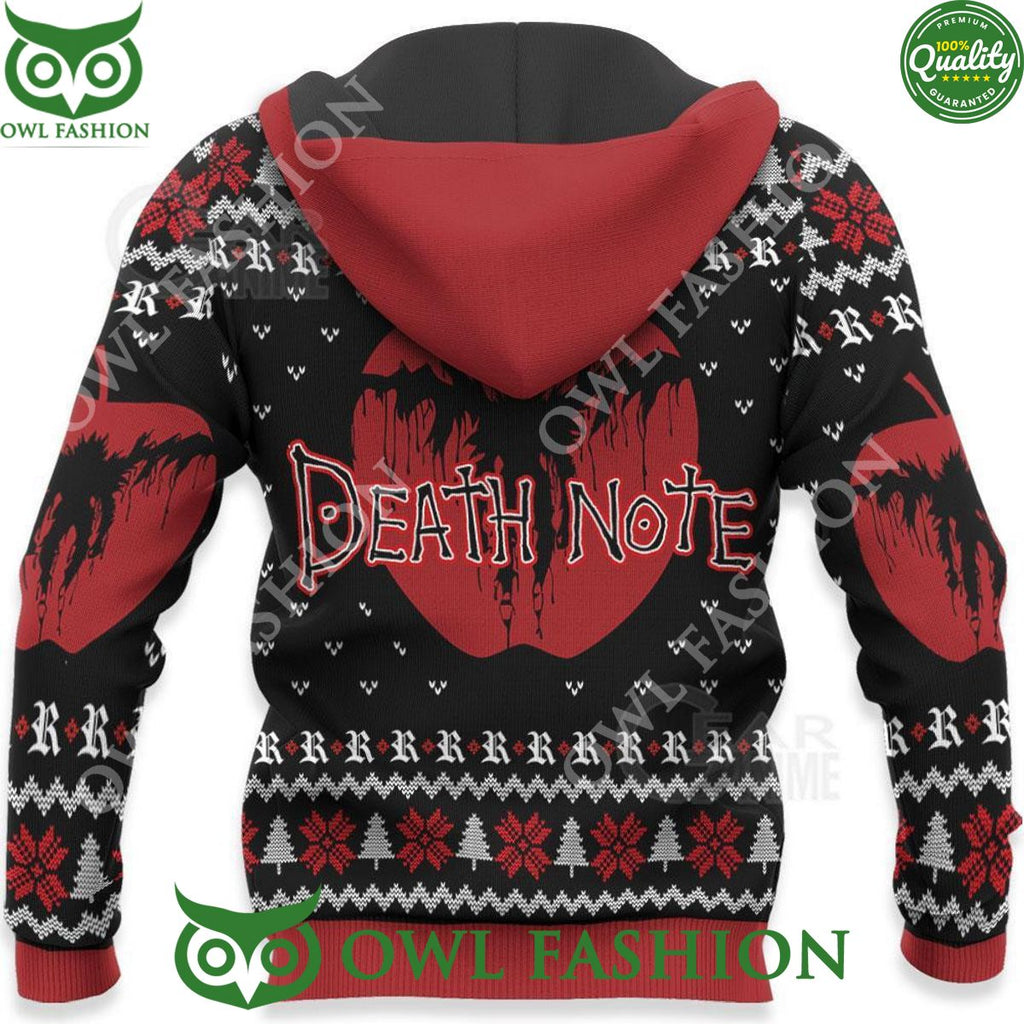 Shinigami Rem Ugly Christmas Sweater Dnote Xmas Gift Death Note Jumper