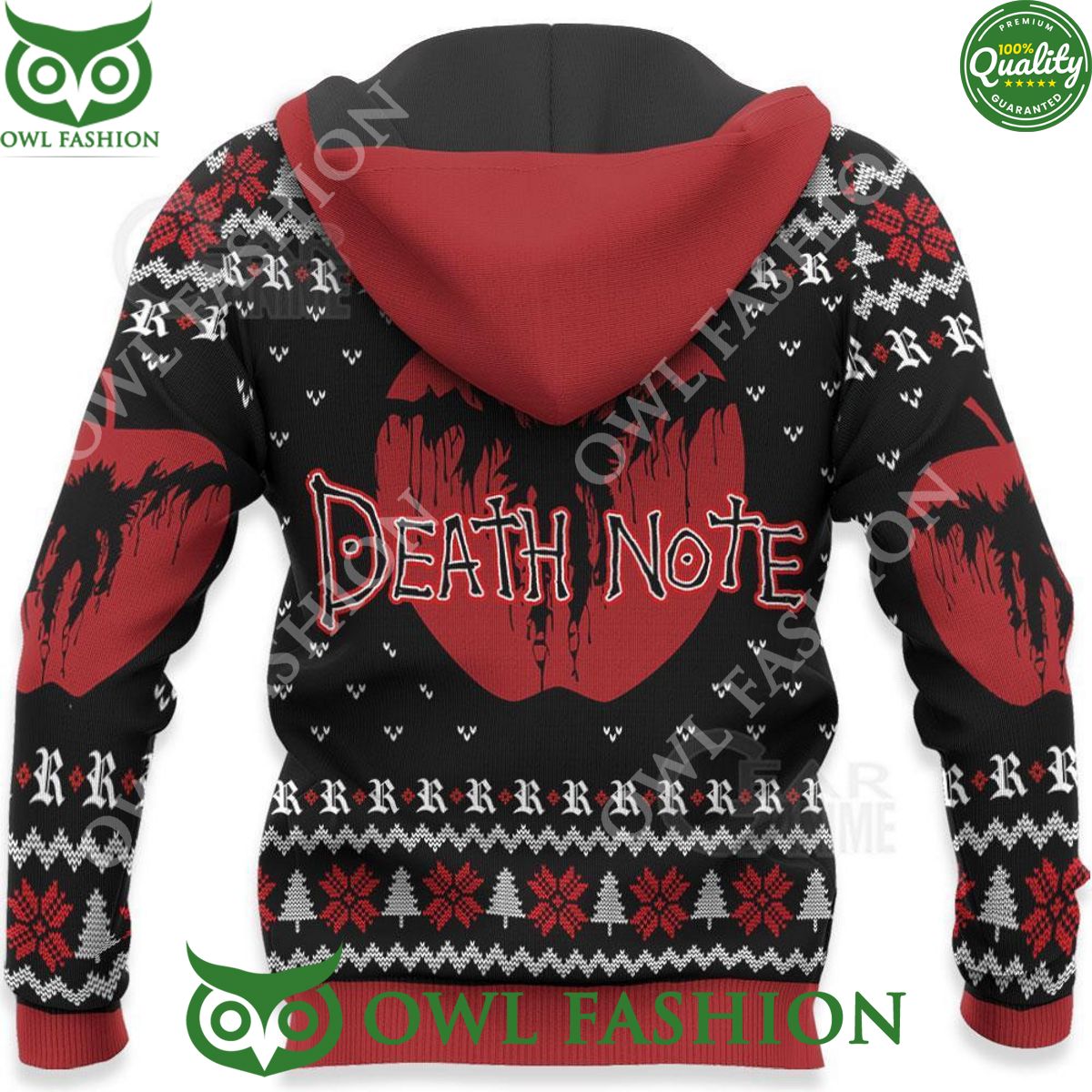 Shinigami Rem Ugly Christmas Sweater Dnote Xmas Gift Death Note Jumper