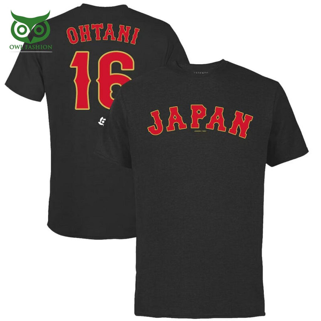 Shohei Ohtani Japan Baseball LEGENDS 2023 World Baseball Classic Name Shirt