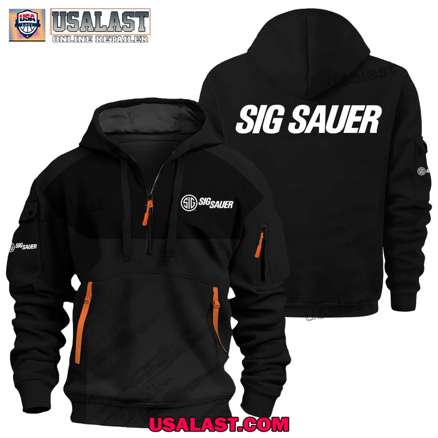 SIG Sauer Gun Brand Heavy Zip Hoodie
