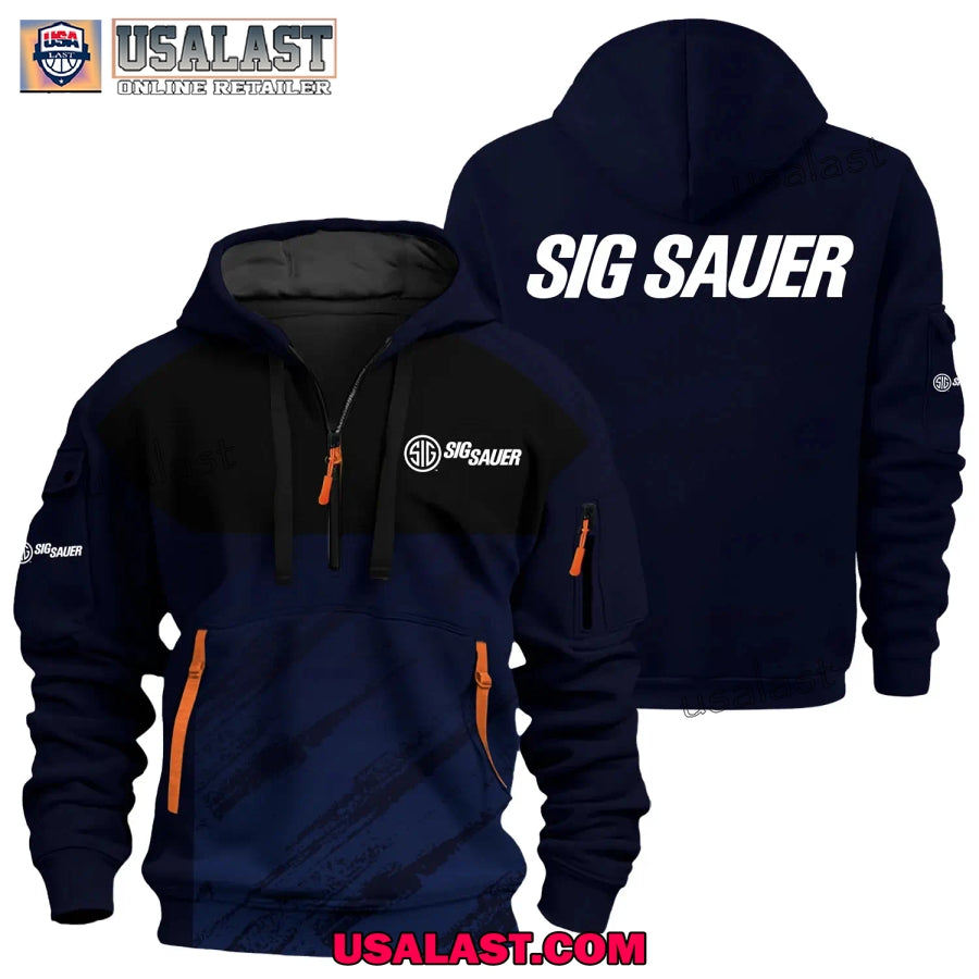 SIG Sauer Gun Brand Heavy Zip Hoodie