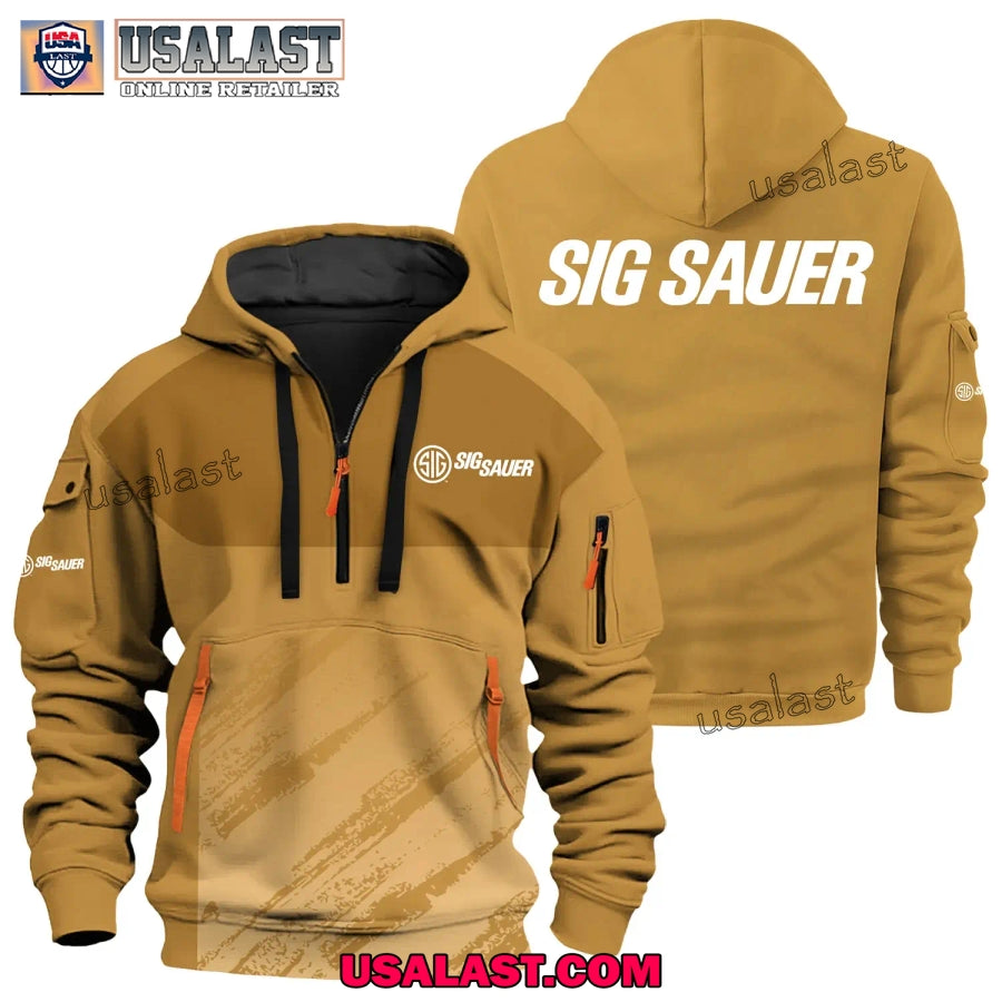 SIG Sauer Gun Brand Heavy Zip Hoodie